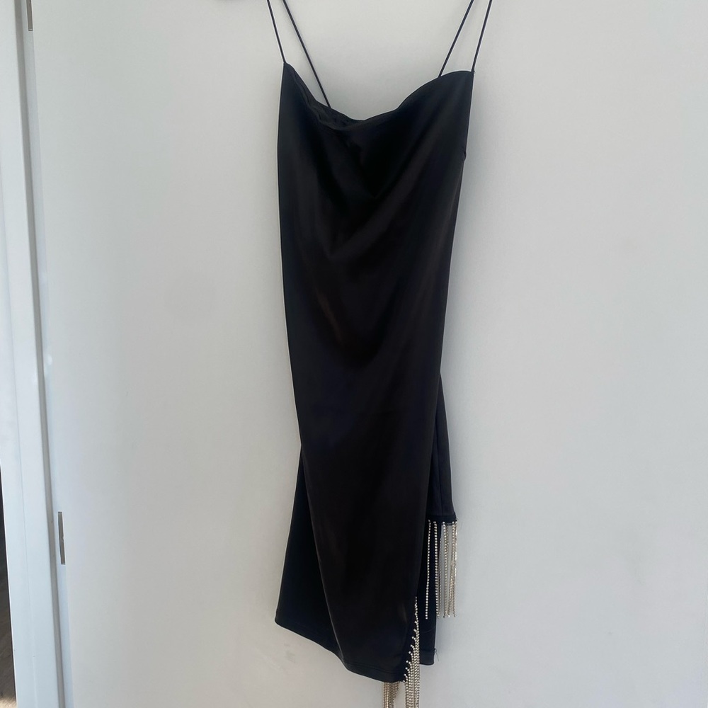 Little black sparkly party dress